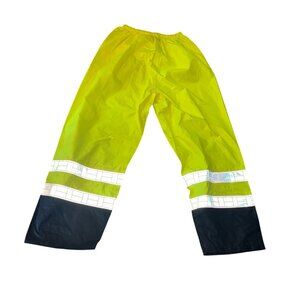 Kishigo High-Visibility Waterproof Rain Pants L-XL ANSI Certified